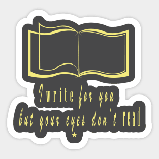 write Sticker